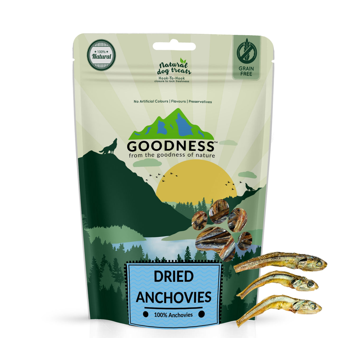 Dried Anchovies Dog Treats