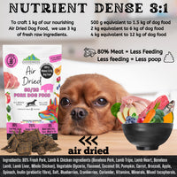 Thumbnail for 80/20 Pork Air Dried Dog Food - Grain Free, Natural, High Protein & Fat, All Breeds & All Life Stages