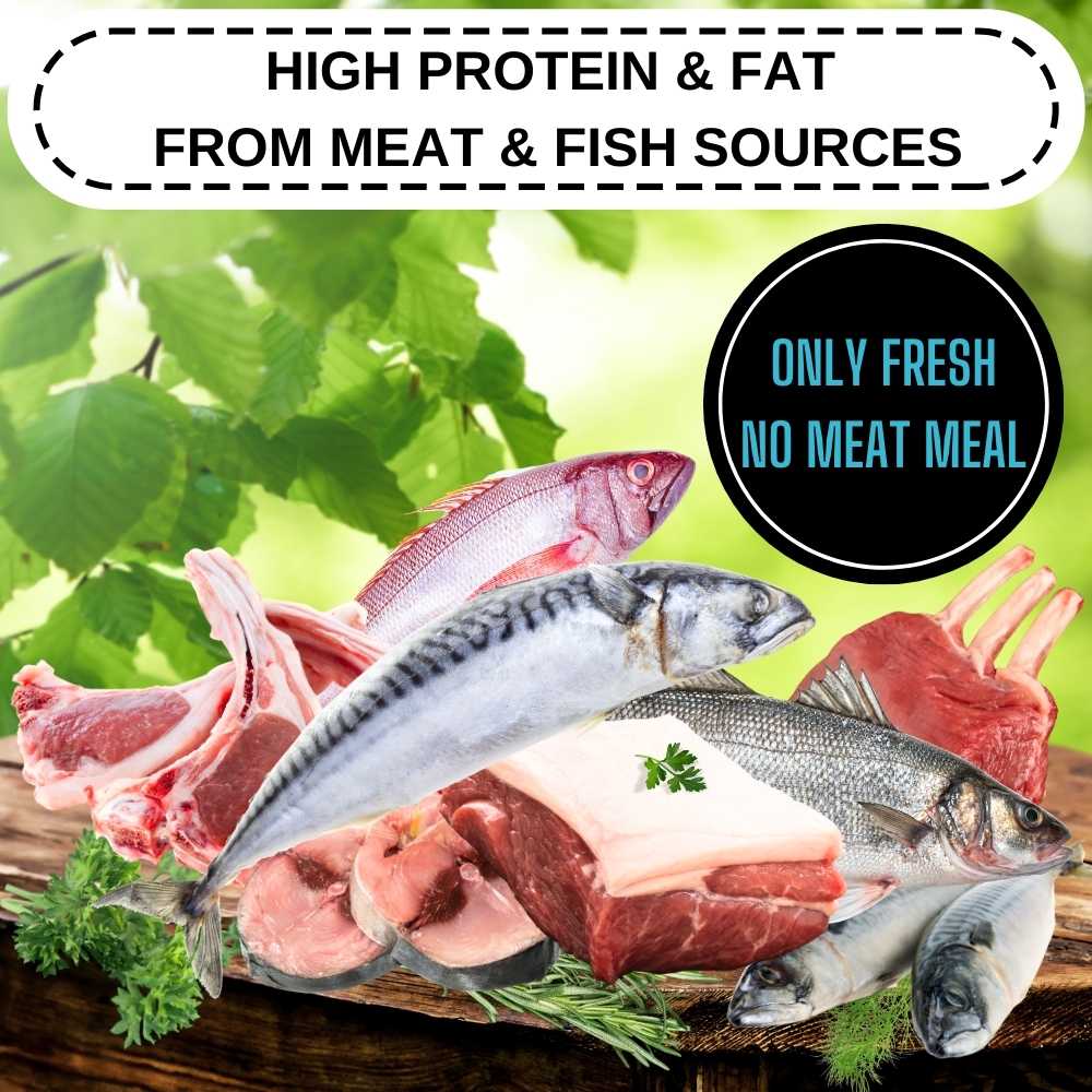 80/20 Fish Air Dried Dog Food - Grain Free, Natural, High Protein & Fat, All Breeds & All Life Stages