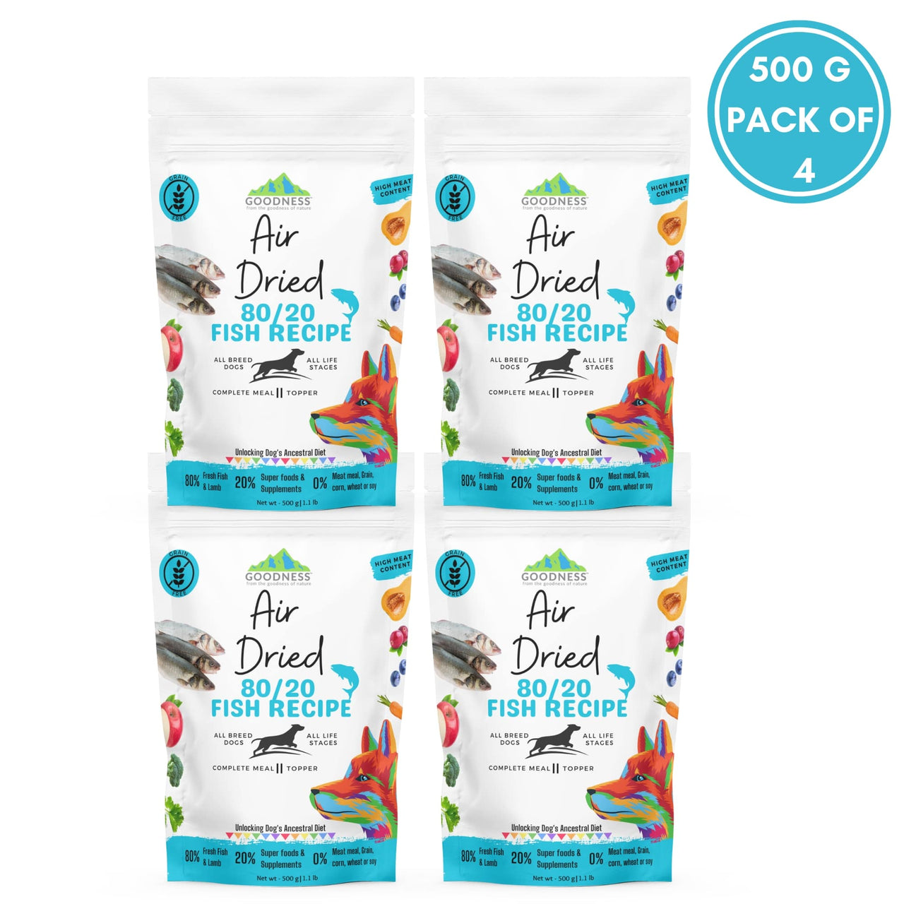 80/20 Fish Air Dried Dog Food
