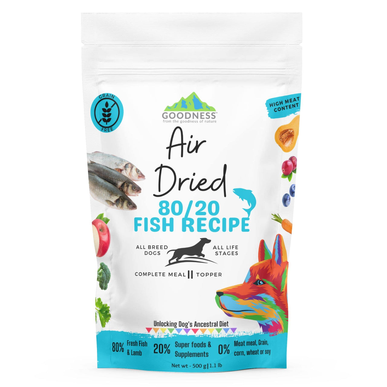 80/20 Fish Air Dried Dog Food