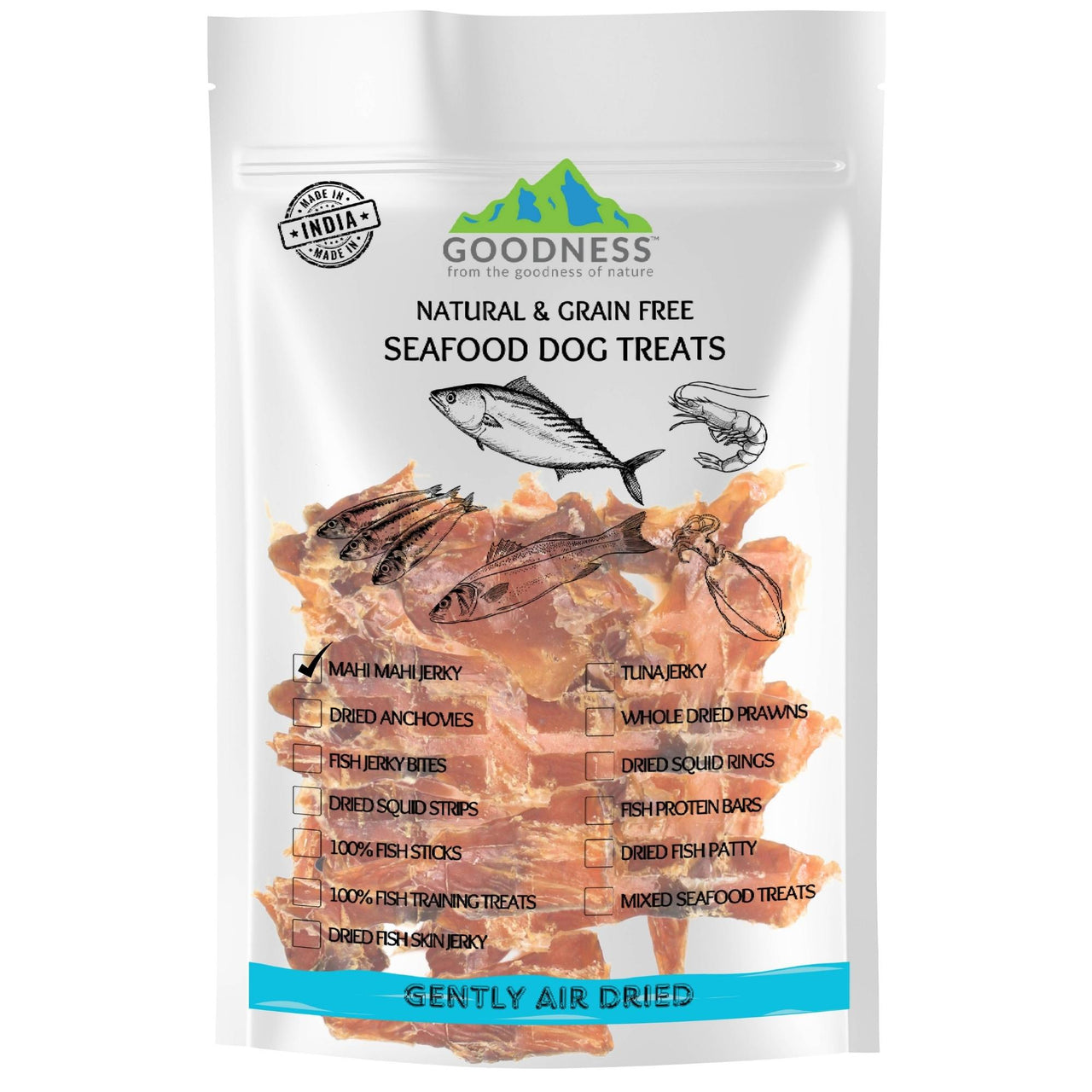 Mahi Mahi Fish Jerky Dog Treats