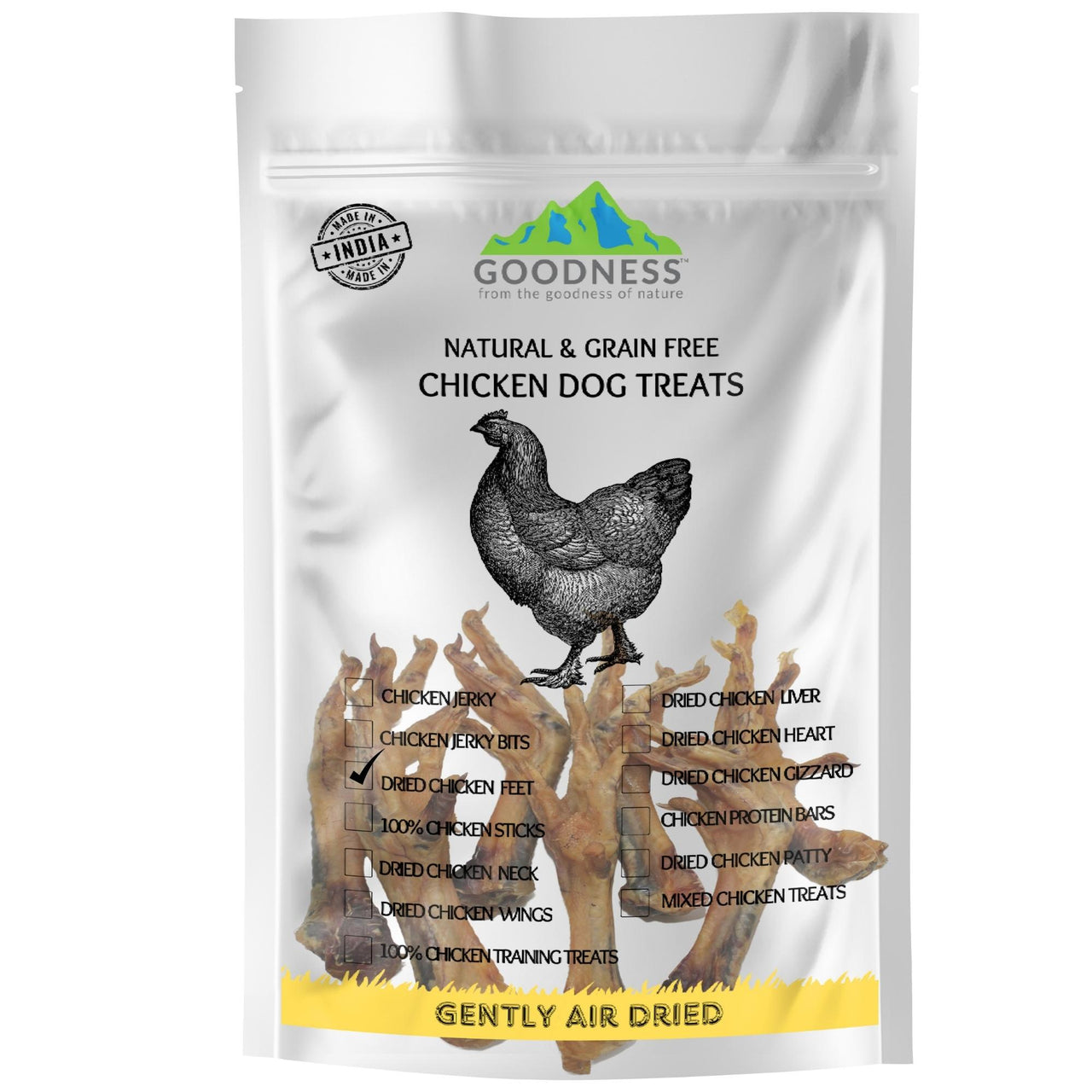 Dried Chicken Feet Dog Treats