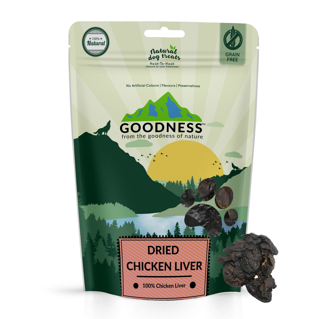 Dried Chicken Liver Dog Treats